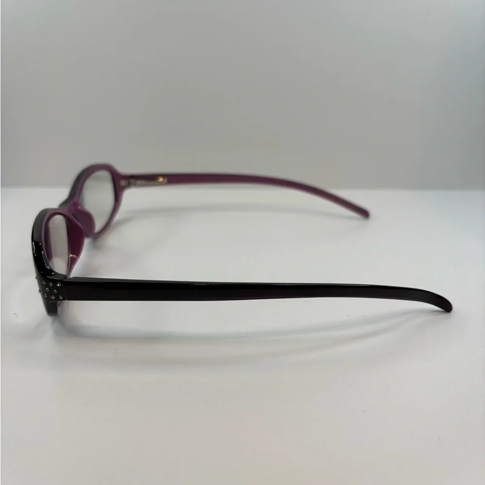 Vintage Joan Rivers 2.5 Reading Glasses Black and‎ Purple Vintage Glasses